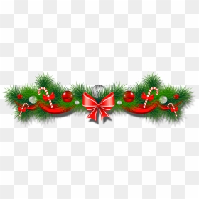 Happy New Year - Transparent Christmas Dinner Clipart, HD Png Download - christmas garland border png