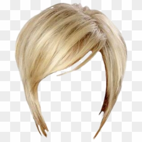 Women Blonde Hair Transparent Background - Short Blonde Hair Png, Png Download - blonde wig png