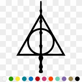 Transparent Harry Potter Glasses Clipart - Harry Potter Deathly Hallows Vector, HD Png Download - harry potter glasses png
