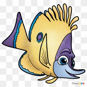 Drawing Nemo Topic Transparent Png Clipart Free Download - Fish From Finding Nemo Drawing, Png Download - nemo png