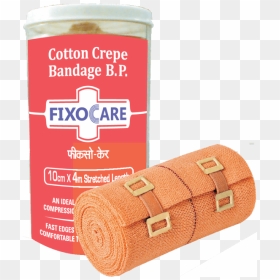 Fixocare Cotton Crepe Bandage B - Cotton Crepe Bandage Bp, HD Png Download - bandage png