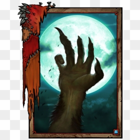 The Witcher Card Game Database - Gwent Moonlight, HD Png Download - blood hand png
