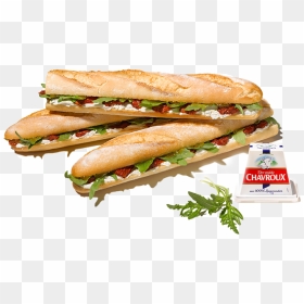 Sandwich Clipart Baguette Sandwich - Fast Food, HD Png Download - baguette png