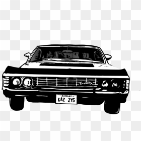 1967 Chevy Impala - Supernatural Sticker, HD Png Download - supernatural png