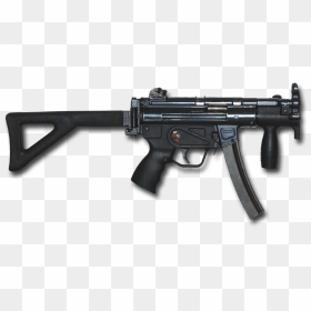 Mp5k Submachine Gun Nobg - Escape From Tarkov Aks 74u, HD Png Download - gun fire png