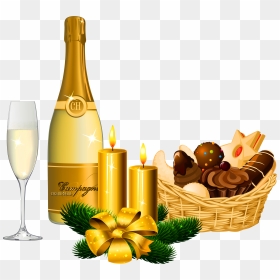 Champagne Png Pic - New Year Champagne Png, Transparent Png - champagne glass png