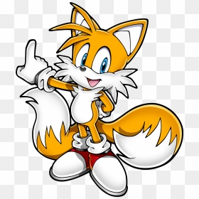 Sonic Rush Adventure Tails, HD Png Download - retro png