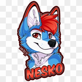 Nesko By Sparksfur Furry Wolf, Furry Art, Dog Drawings, - Wolf Furry Art, HD Png Download - furry png