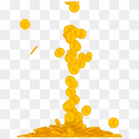 Falling Gold Coins Png Clip Freeuse Download - Falling Gold Coins Png, Transparent Png - gold coins png