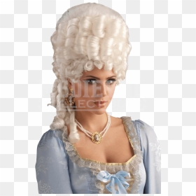 Transparent Blonde Wig Png - Marie Antoinette Wig, Png Download - blonde wig png