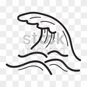 Ocean Illustration Clipart Png Free Stock Wave Wind - Clip Art, Transparent Png - ocean wave png
