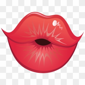 Kiss-lips - Kiss Lips Clipart Png, Transparent Png - lipstick kiss png