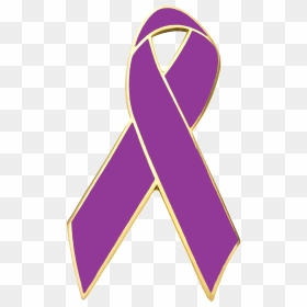 Purple Awareness Ribbon Png Transparent Picture - Periwinkle Awareness Ribbon, Png Download - purple ribbon png