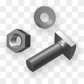427 Askew Head Bolt With Nut Washer - Circle, HD Png Download - bolt head png