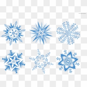 Blue Snowflake Background Free Clipart Image Library - Snowflake Png, Transparent Png - snowflakes background png