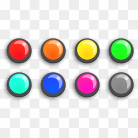 Circle,download,button Png Clipart - Light Button Png, Transparent Png - buttons png