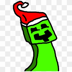 Minecraft Clipart Christmas, Minecraft Christmas Transparent - Christmas Creeper Png, Png Download - creeper png