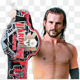 Adam Cole @the Adam Cole Baybay Won The Hardcore Championship - Barechested, HD Png Download - adam cole png
