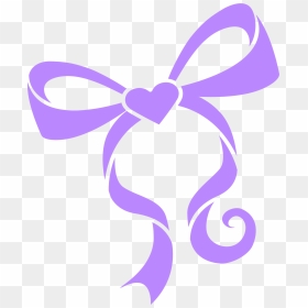 Purple Ribbon Clip Art - Purple Ribbon Png, Transparent Png - purple ribbon png