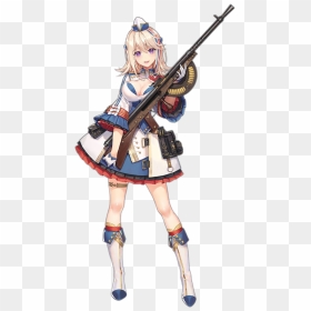 Chauchat Anime, HD Png Download - gun fire png