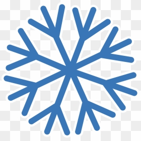Snowflake With Transparent Background - Transparent Background Snowflake Png, Png Download - snowflakes background png