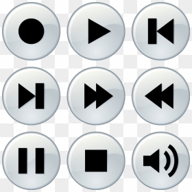 Music Player Png - Music Player Buttons Png, Transparent Png - buttons png