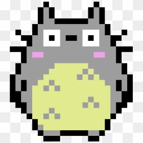 Pixel Art Totoro , Png Download - Dragon Quest Slime Pixel Art, Transparent Png - totoro png