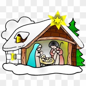 Clip Art Christmas Images Free, HD Png Download - nativity silhouette png
