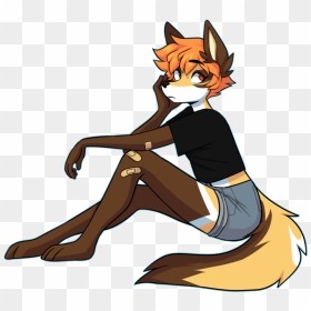 Don"t Sweat It By Foxsnacks In 2020 - Furry Anime Wolf Drawings, HD Png Download - furry png