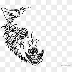 Transparent Wolf Face Png - Angry Wolf Face Png, Png Download - wolf face png