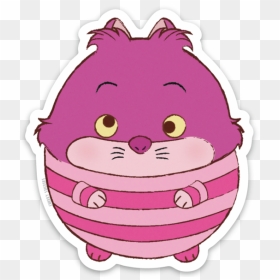Cartoon , Png Download - Sticker Pink Cat Png, Transparent Png - cheshire cat png