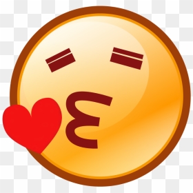 Transparent Heart Emoticon Png - Emoticon, Png Download - smiley png