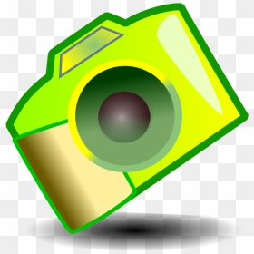 Yellow Camera Svg Clip Arts - Camera Clipart With Transparent Background, HD Png Download - camera clipart png