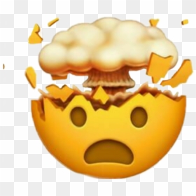 #mindblown #emoji #omg #wow - Exploding Head Emoji Transparent, HD Png Download - omg emoji png