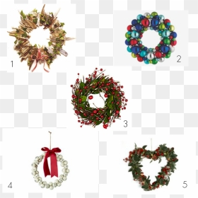 Christmas Garlands Or Wreaths Are A Festive Way To - Wreath, HD Png Download - christmas garland border png