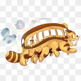 The Magical Catbus - Totoro Cat Bus Png, Transparent Png - totoro png