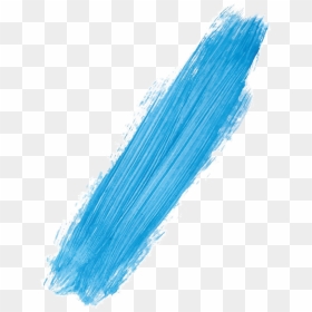 Straight Brush Stroke Png Blue, Transparent Png - paint brush stroke png