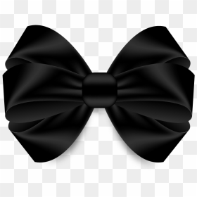 Bow Tie Necktie Computer File - Neck Tie Ribbon Black, HD Png Download - bowtie png