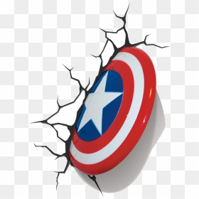America"s Shield Homero Comics Light Wall Captain Clipart - Captain America Logo Png, Transparent Png - captain america logo png