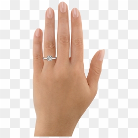 How To Pick The Perfect Diamond Shane - Ring On Finger Png, Transparent Png - finger png