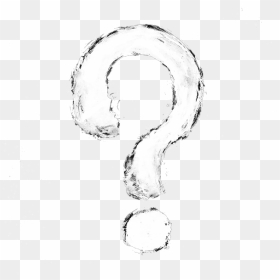 Line Art, HD Png Download - white question mark png