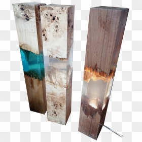 Resin And Wood Lamp, HD Png Download - wood floor png