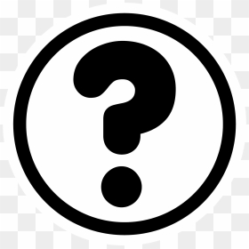 Clipart Mono Gnome Question Question Mark Thinking - Pictogramme Interrogation Png, Transparent Png - white question mark png