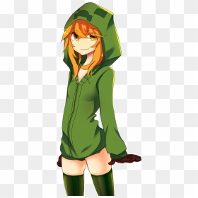 Minecraft Anime Mobs Creeper , Png Download, Transparent Png - creeper png