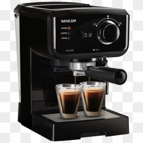 Sencor Espresso Machine Ses 1710bk, HD Png Download - coffee steam png