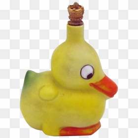 Vintage Googly Eye Duck German Crown Top Figural Perfume - Bath Toy, HD Png Download - googly eye png