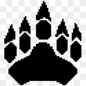 Bear Claw , Png Download - Bear Paw Pixel Art, Transparent Png - claw png