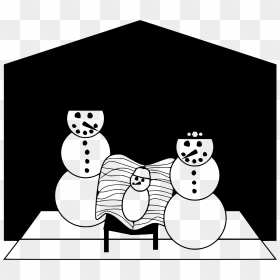 A Snowman Nativity Clip Arts - Christmas Day, HD Png Download - nativity silhouette png