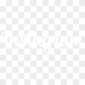Instagram Text Logo White, HD Png Download - instagram.png