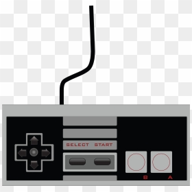 Nintendo Entertainment System Controller , Png Download - Nintendo Controller Vector Hd, Transparent Png - nes png